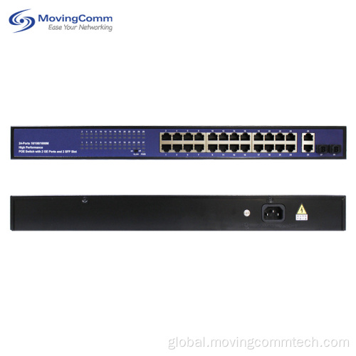 Gigabit Poe Switch Managed Gigabit Ethernet Fiber 24port Network POE Switch Supplier